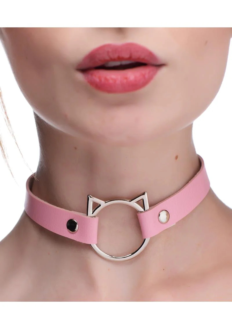 Master Series Kinky Kitty Adjustable Ring Choker Slim - Image 6