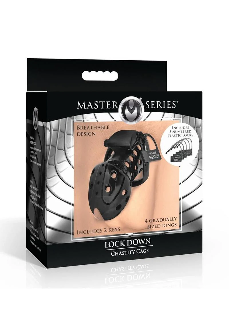 Master Series Lock Down Chastity Cage - Image 2
