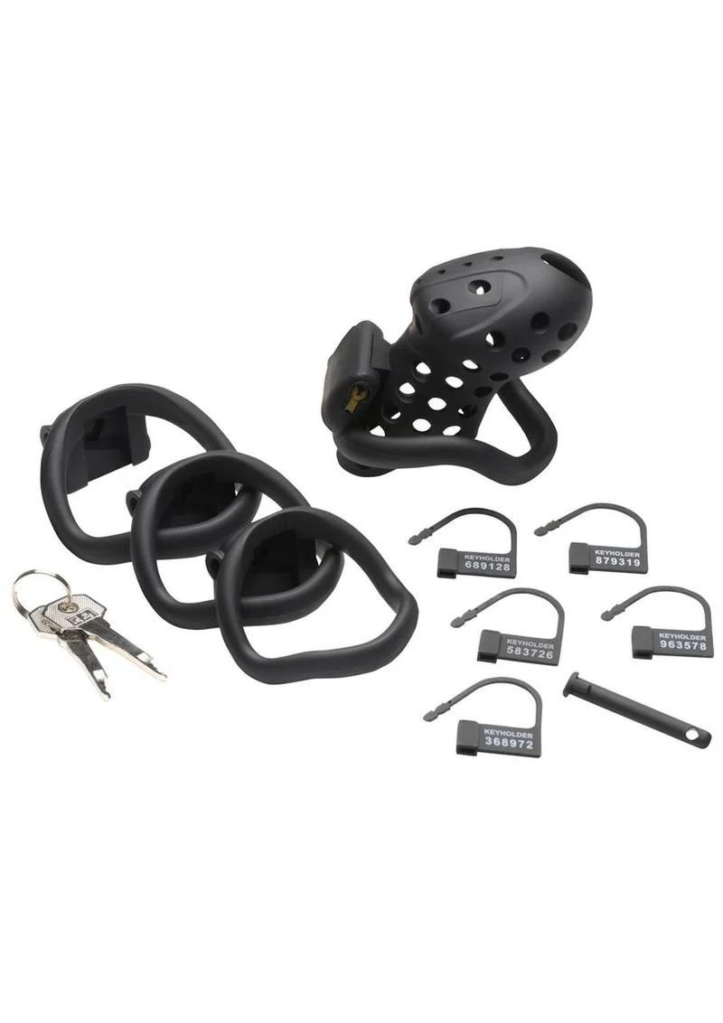 Master Series Lock Down Chastity Cage - Image 4