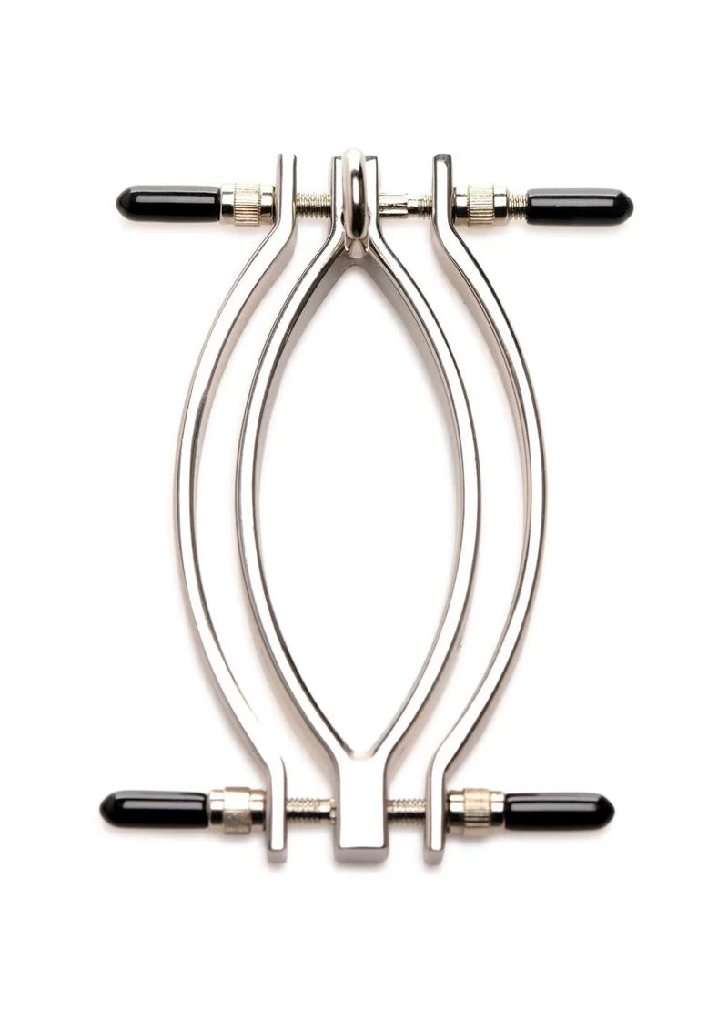 Master Series Pussy Tugger Adjustable Pussy Clamp with Leash - Image 3
