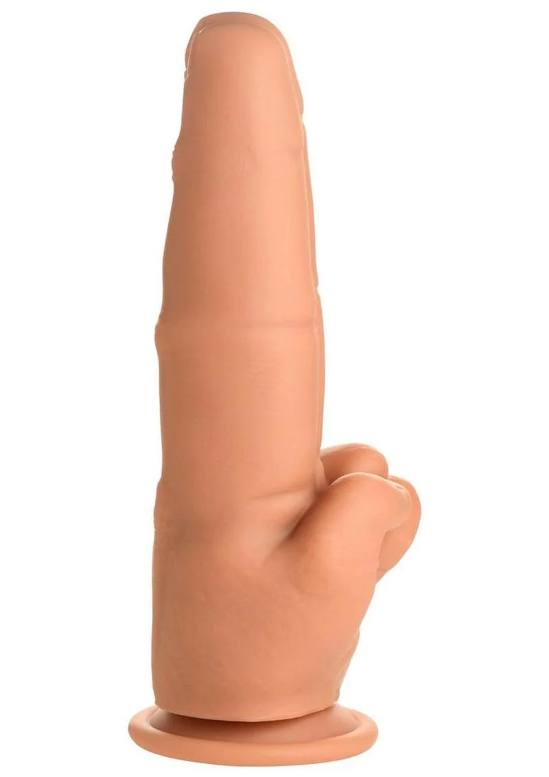 Master Series The Pleaser Double Finger Silicone Dildo - Image 3