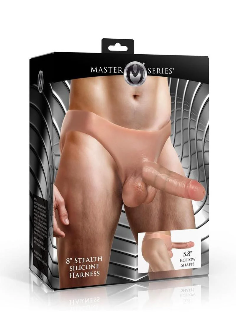 Master Series Thick Hollow Silicone Strap-On - Image 2