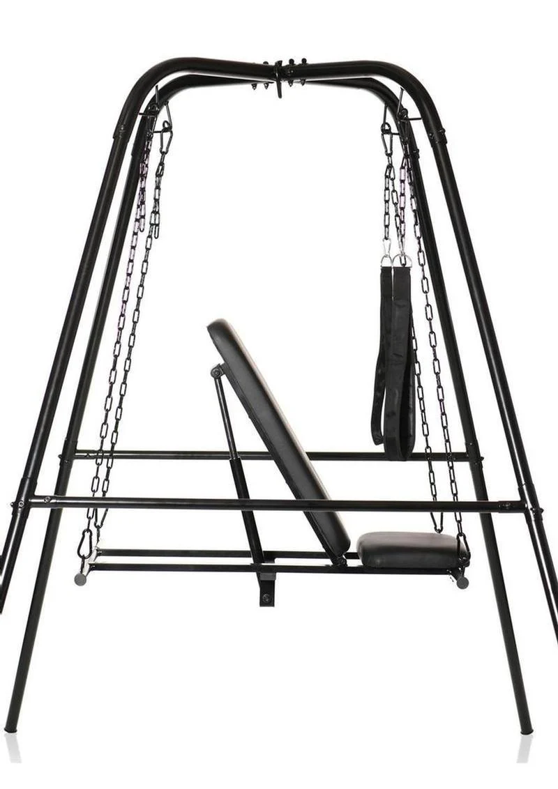 Master Series Throne Adjustable Sex Sling with Stand - Image 4