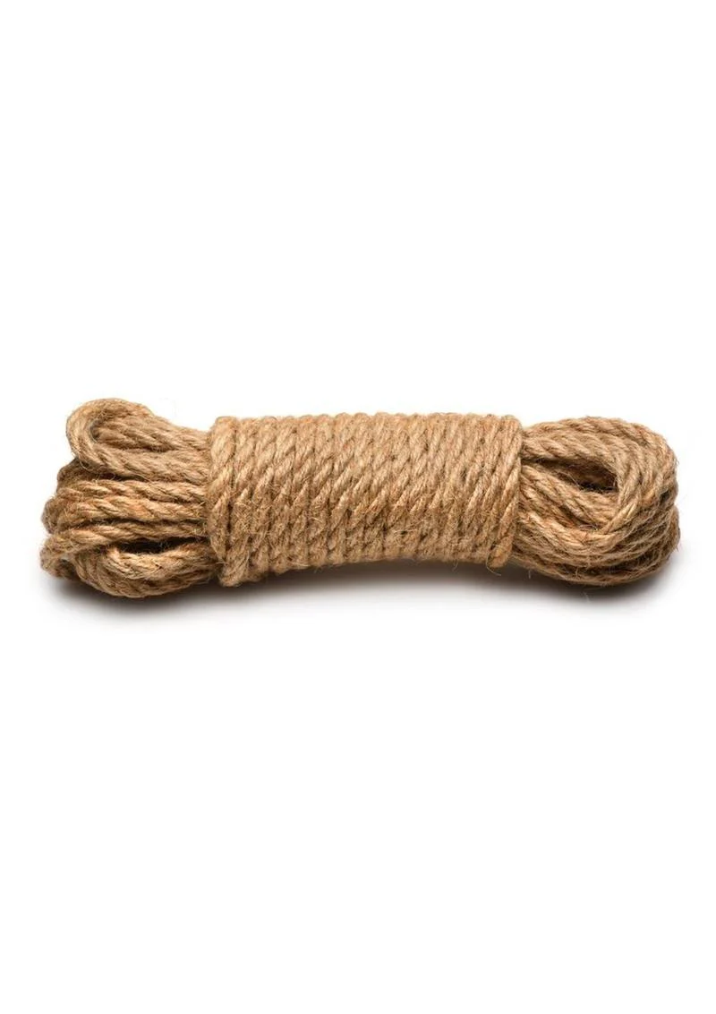 Master Series Tied Up Jute Bondage Rope - Image 3