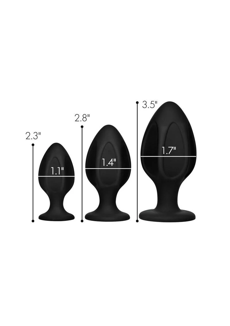 Master Series Triple Juicers Silicone Anal Trainer - Image 4