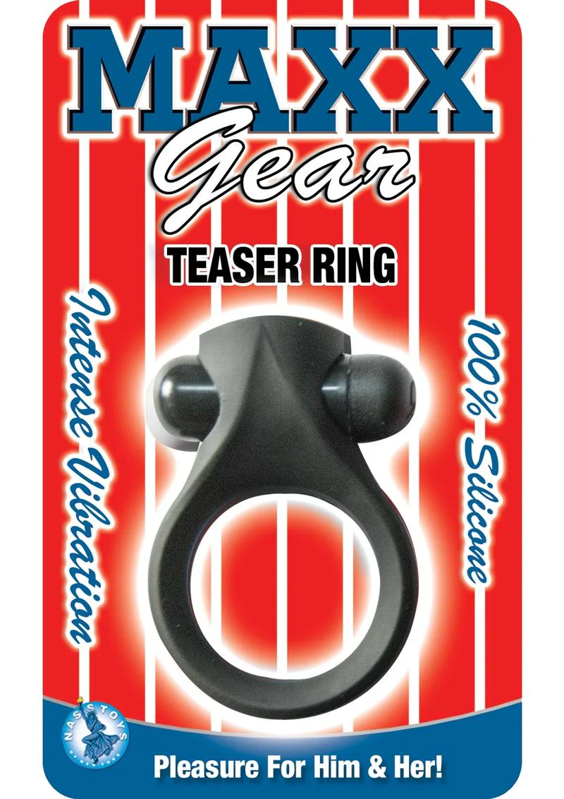 Maxx Gear Teaser Ring Silicone Vibrating Cock Ring - Image 2