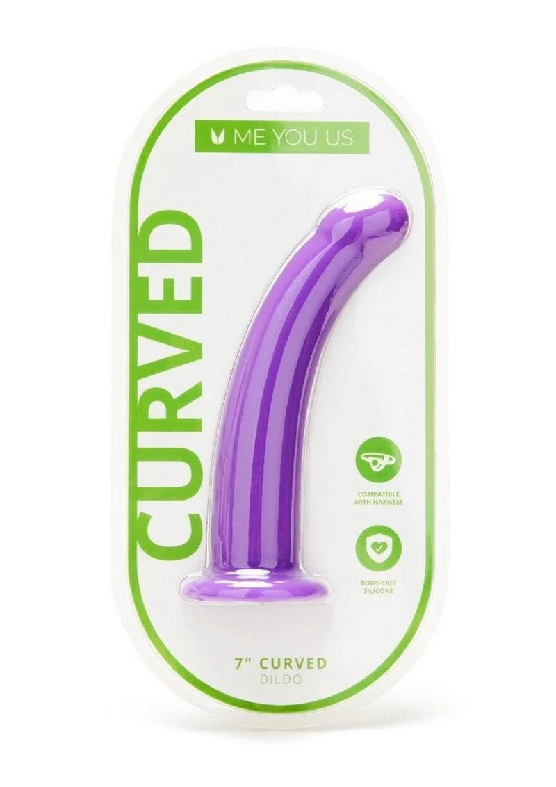 ME YOU US Curved Silicone Dildo - Image 3