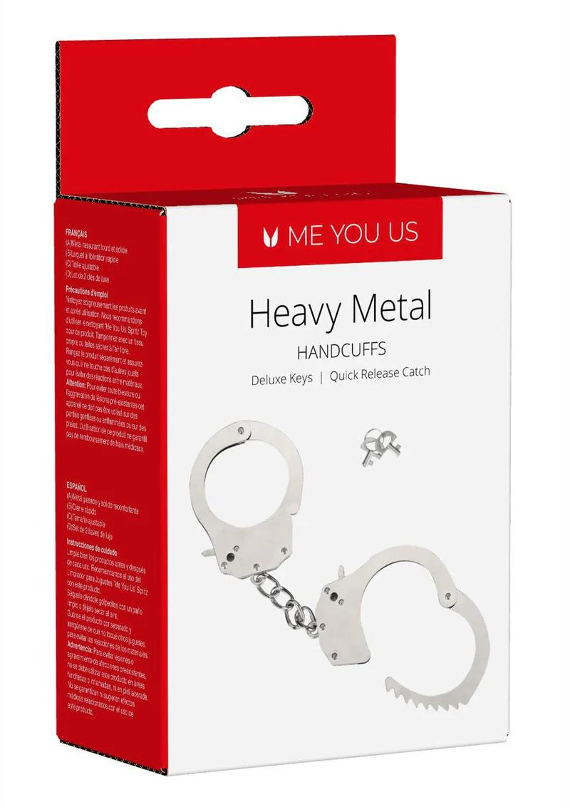 ME YOU US Heavy Metal Handcuffs - Image 2