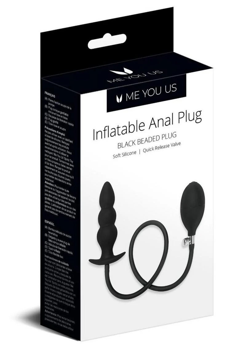 ME YOU US Inflatable Silicone Anal Beaded Plug - Image 2