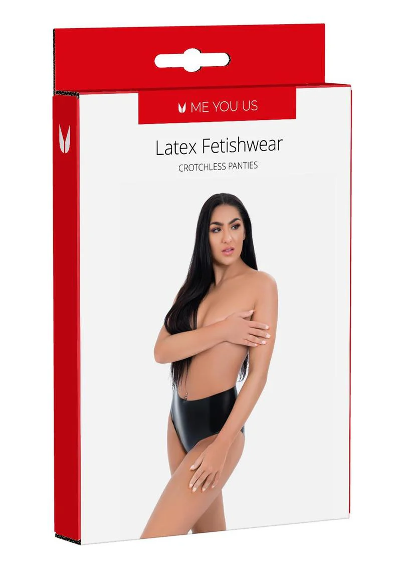 ME YOU US Latex Crotchless Panties - Image 2
