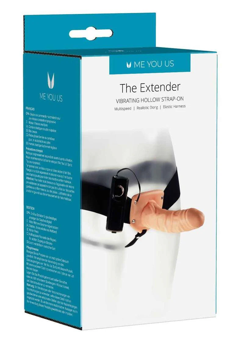 ME YOU US The Extender Hollow Vibrating Strap-On - Image 2
