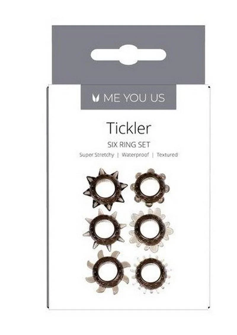 ME YOU US Tickler Ring Set Assorted Textured Cock Rings - Image 3