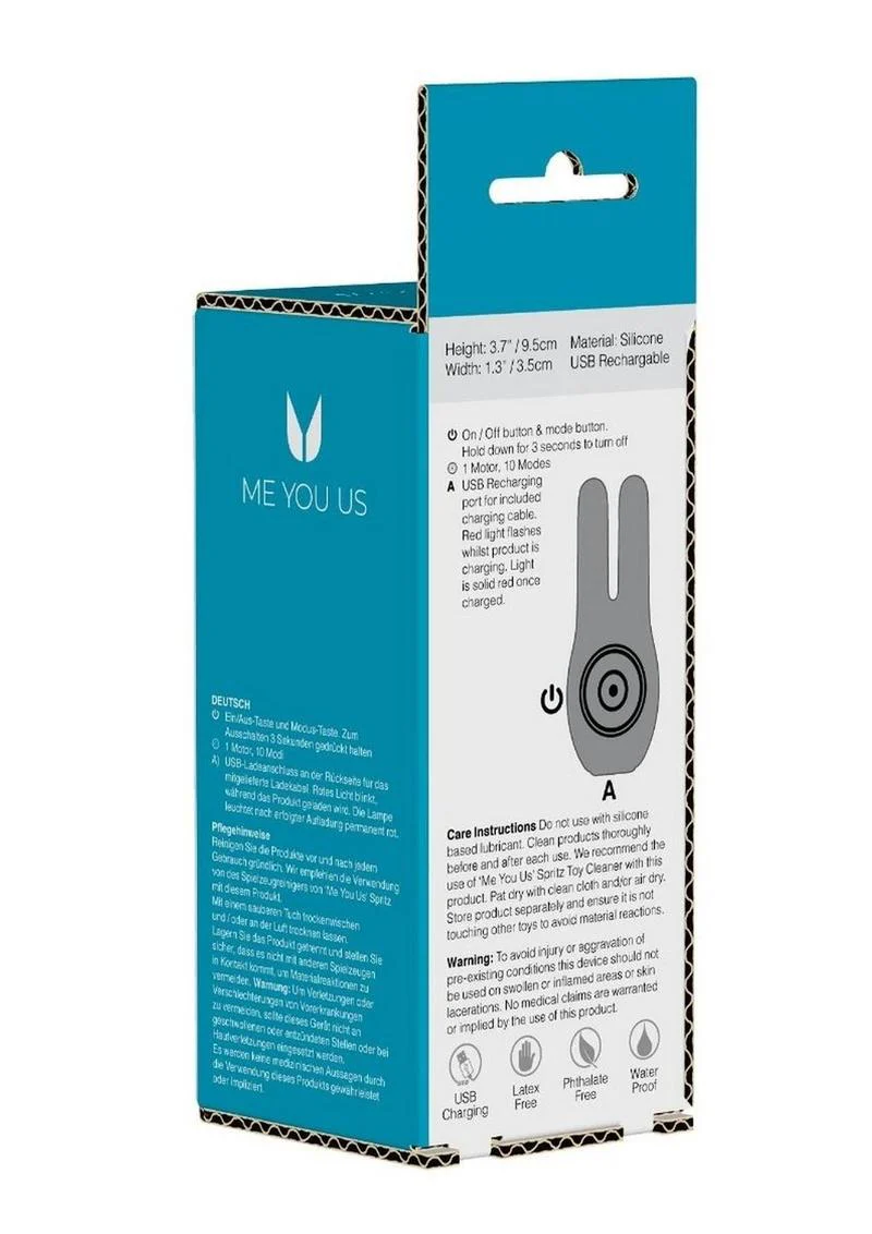 ME YOU US Wild Pleasure Ears Rechargeable Silicone Stimulator - Image 3