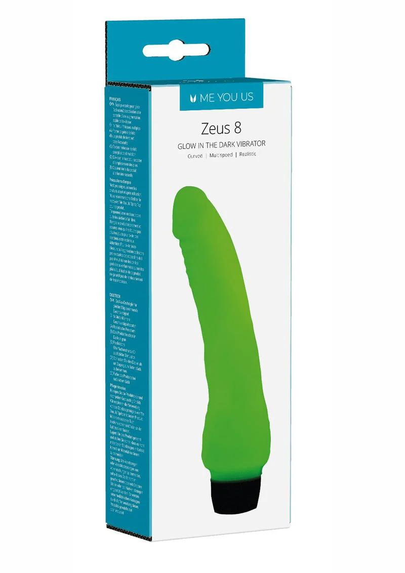 ME YOU US Zeus 8 Glow In The Dark Realistic Vibrator - Image 2