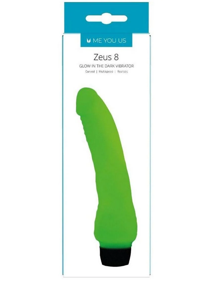 ME YOU US Zeus 8 Glow In The Dark Realistic Vibrator - Image 3