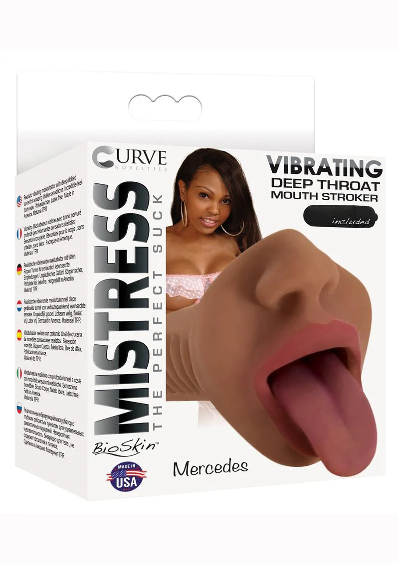 Mistress Mercedes Bioskin Vibrating Stroker - Mouth - Image 2