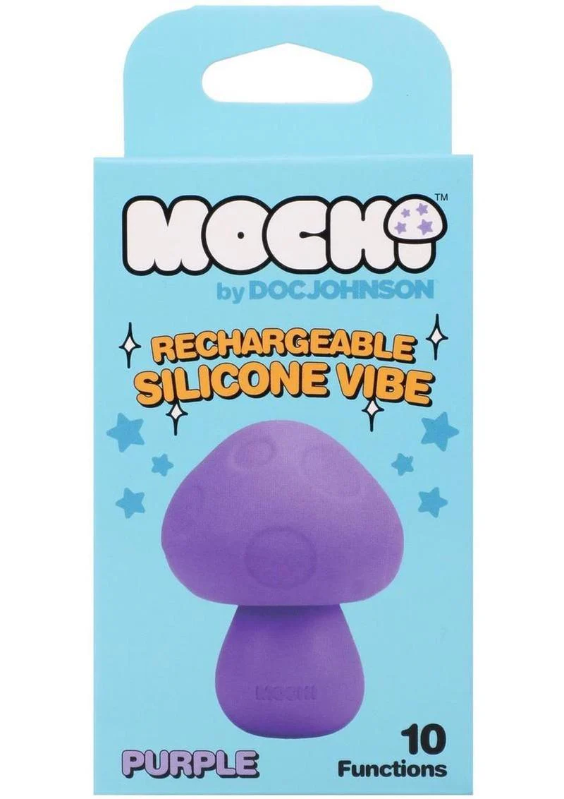Mochi Mushroom Vibe 10 Function Silicone Rechargeable Vibrator - Image 10