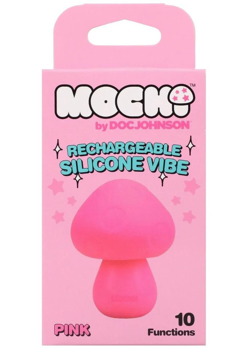 Mochi Mushroom Vibe 10 Function Silicone Rechargeable Vibrator - Image 7