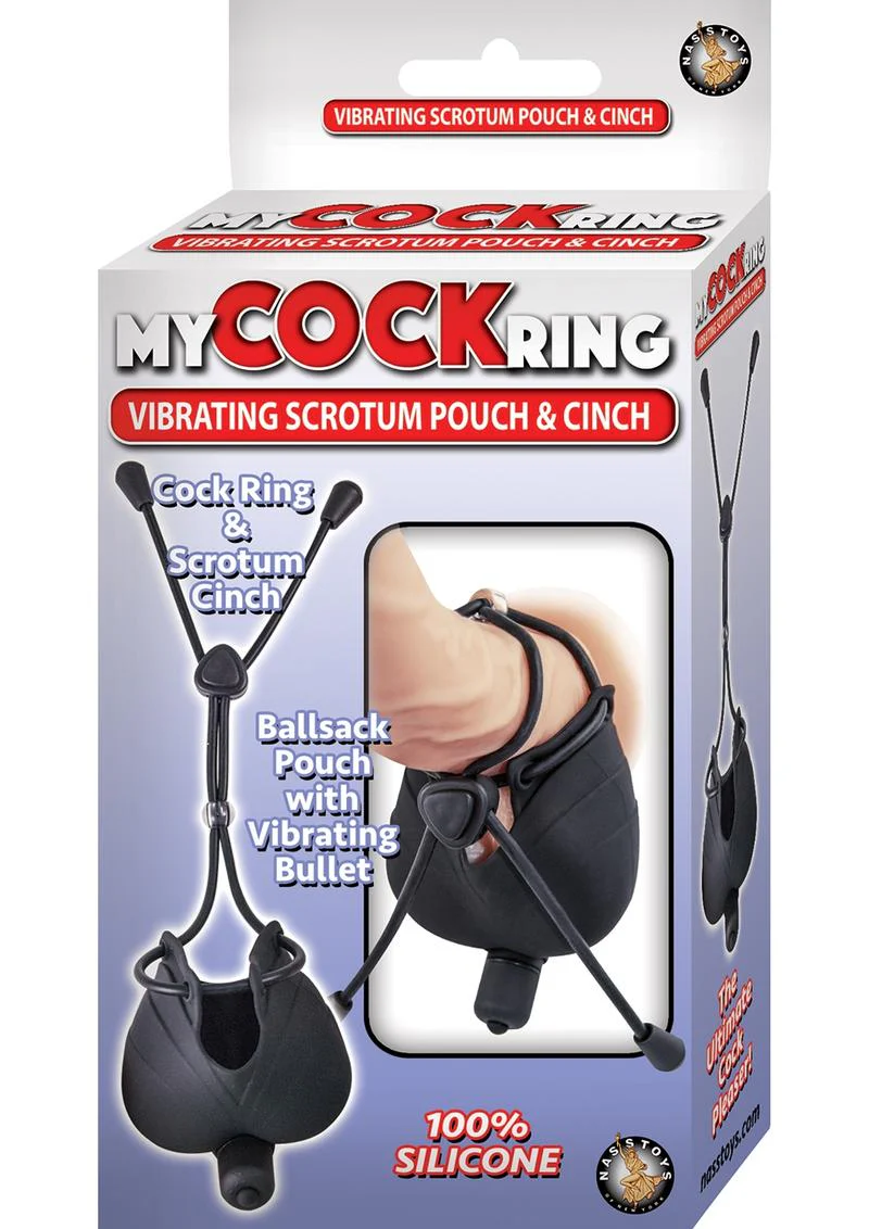 My Cock Ring Vibrating Scrotum Pouch and Cinch Silicone Cock Ring - Image 2