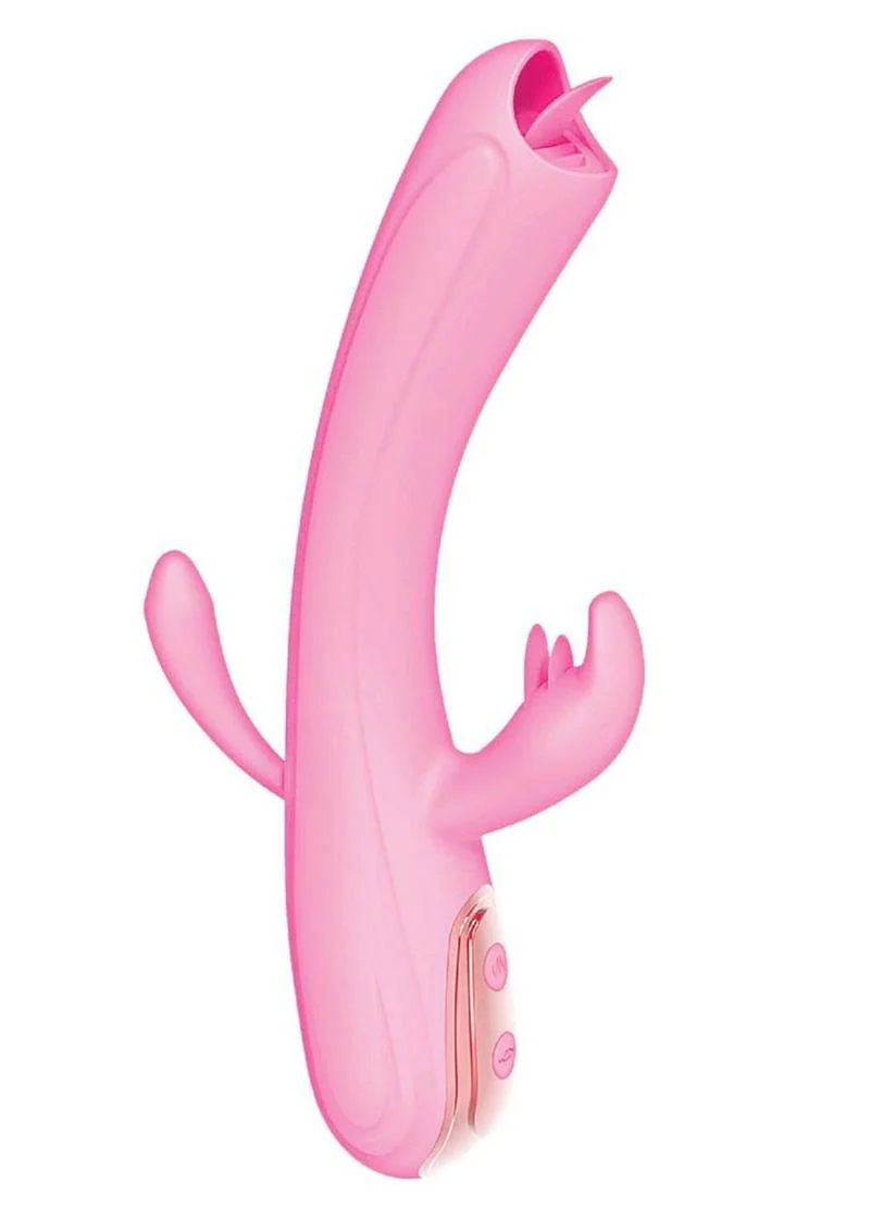 My Secret Fantasy Rechargeable Silicone Flickering Tongue Vibrator - Image 4