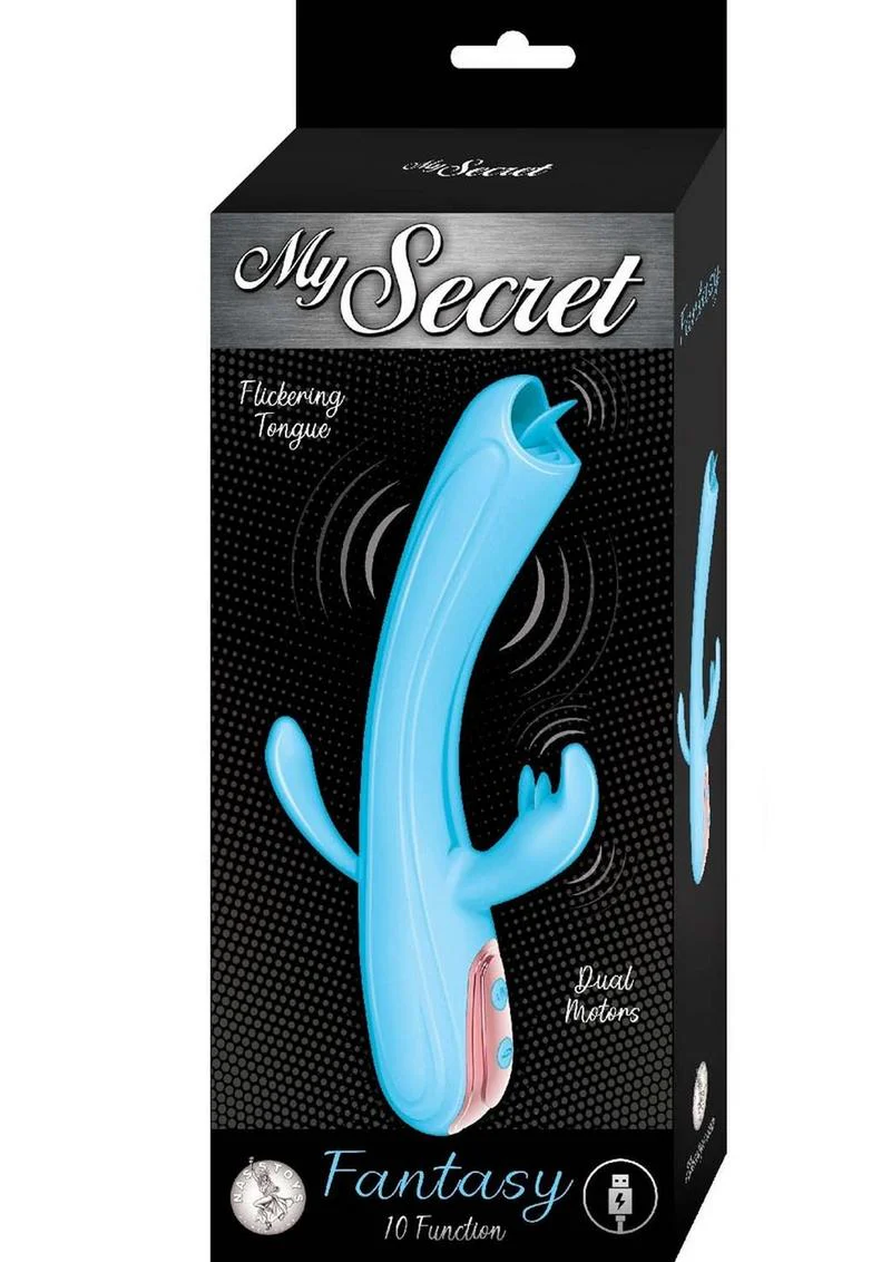 My Secret Fantasy Rechargeable Silicone Flickering Tongue Vibrator - Image 6