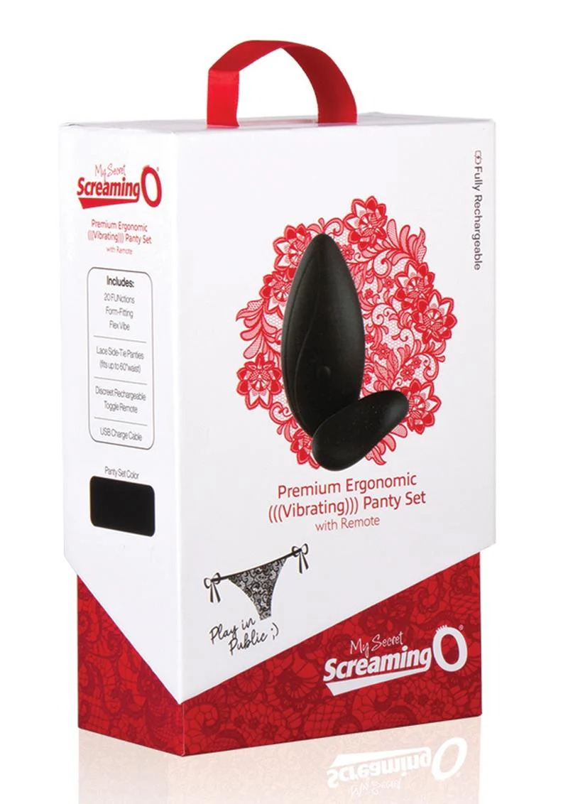 My Secret Premium Ergonomic Panty Vibe Set with Remote Rechargeable Waterproof - Image 2