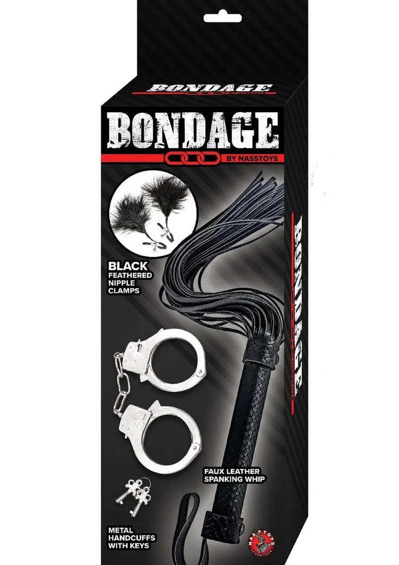 Nasstoys Bondage Whip,feather and Cuffs - Image 6