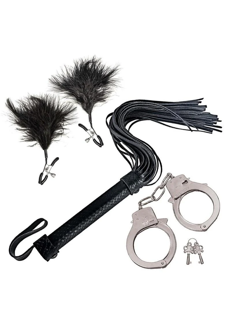 Nasstoys Bondage Whip,feather and Cuffs - Image 8