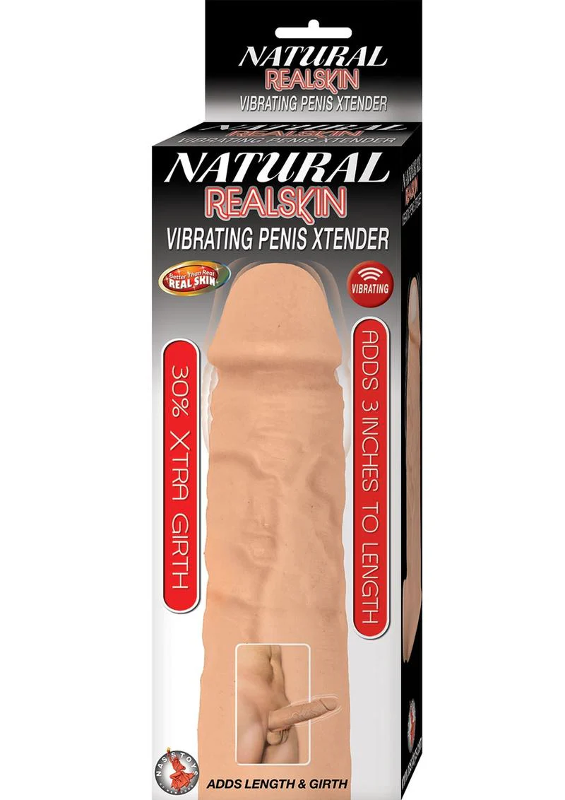 Natural Realskin Vibrating Penis Xtender - Image 4