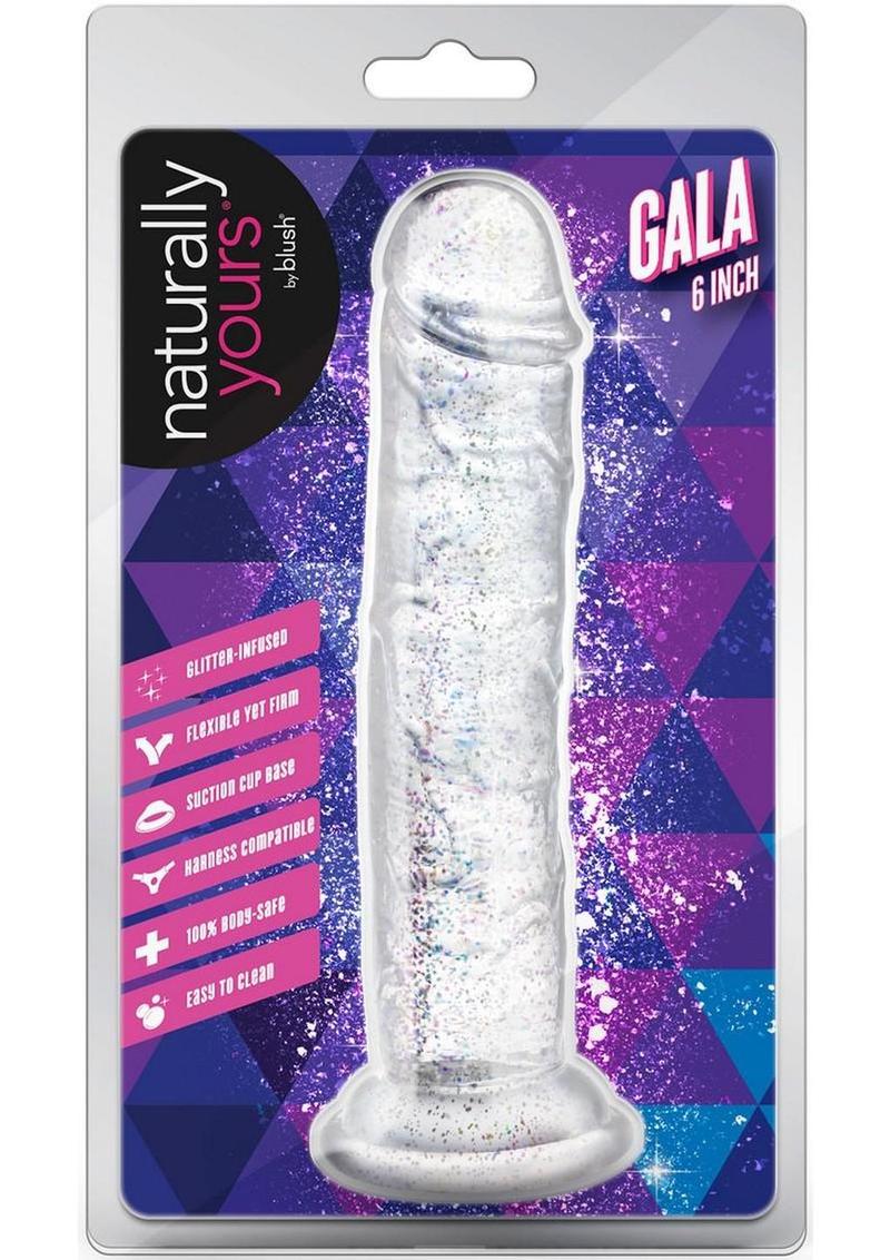 Naturally Yours Gala Dildo 6in - Sparkling - Image 2