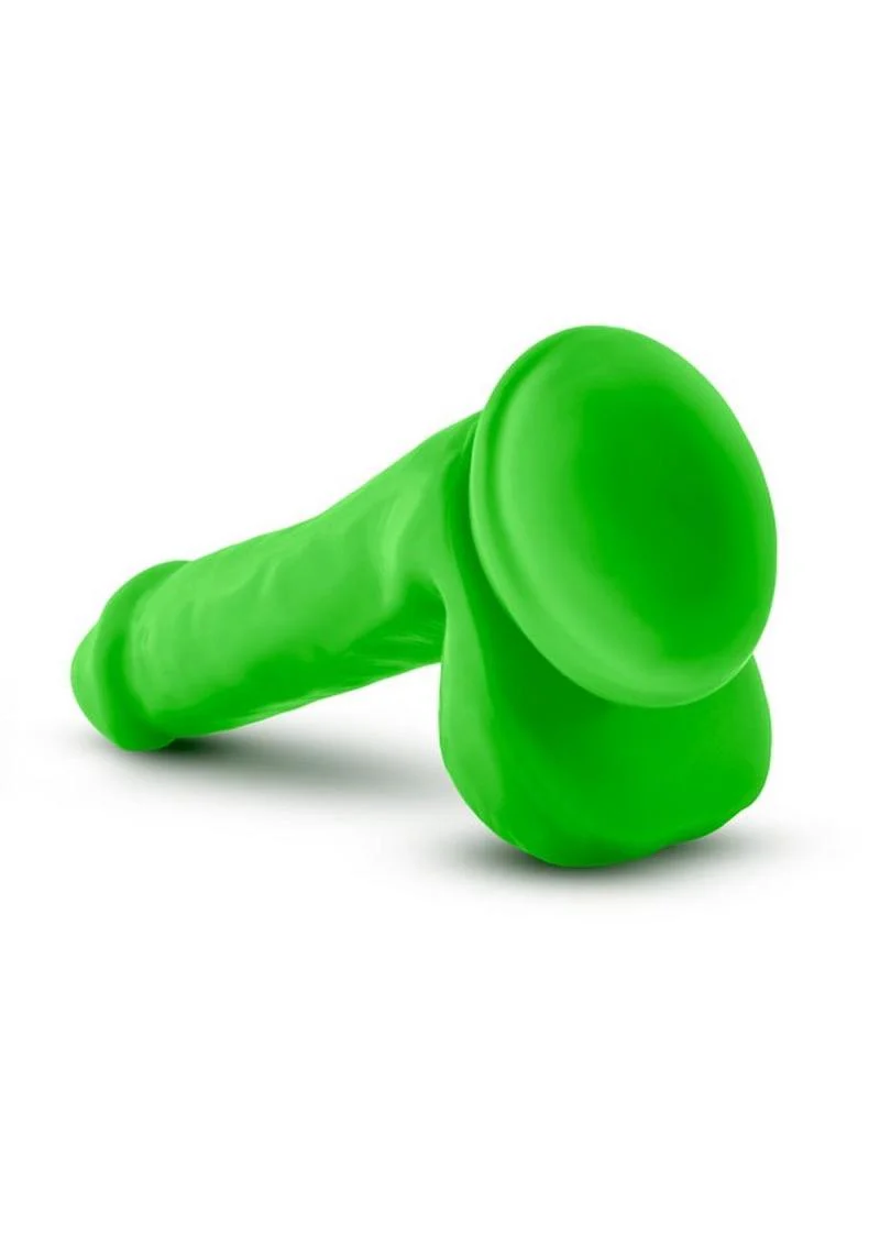 Neo Dual Density Dildo with Balls - Image 6