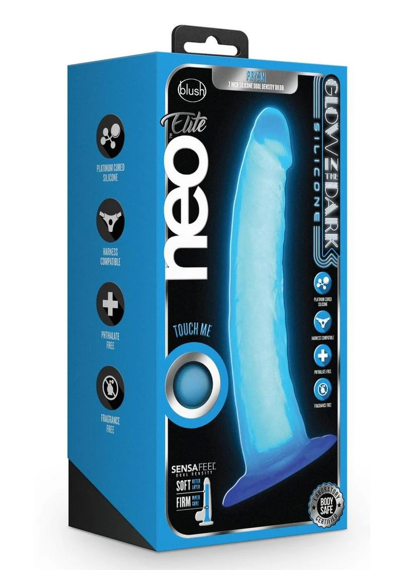 Neo Elite Glow In The Dark Dildo - Image 3