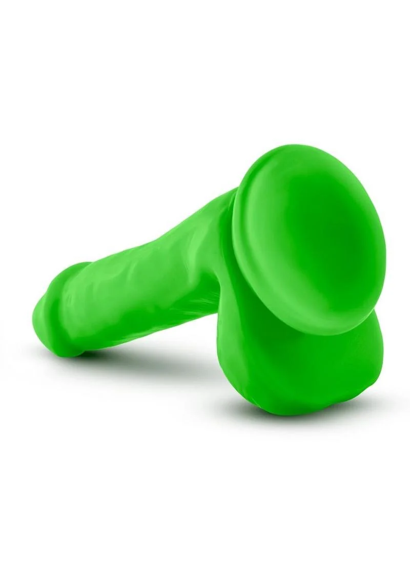 Neo Elite Silicone Dual Density Dildo with Balls - Image 12