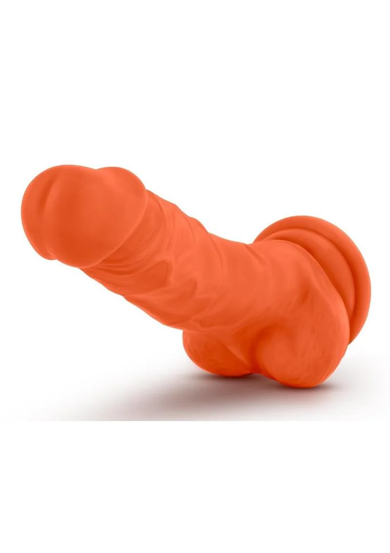Neo Elite Silicone Dual Density Dildo with Balls - Image 18
