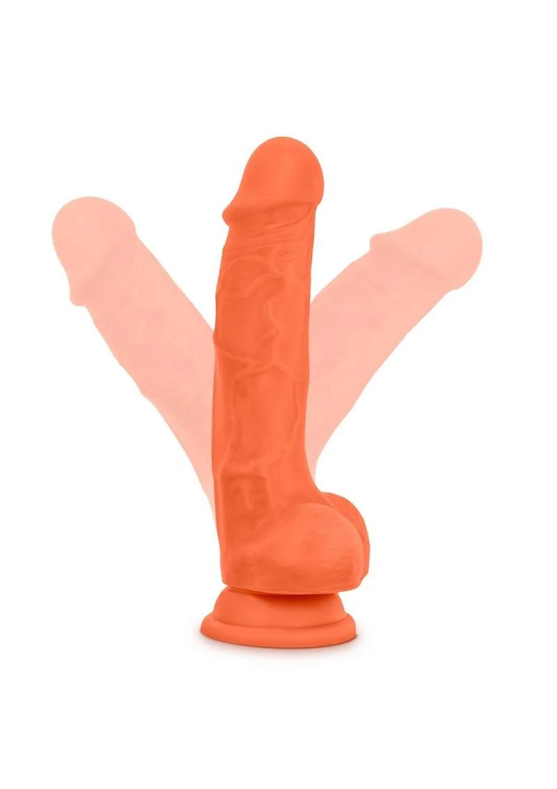 Neo Elite Silicone Dual Density Dildo with Balls - Image 19