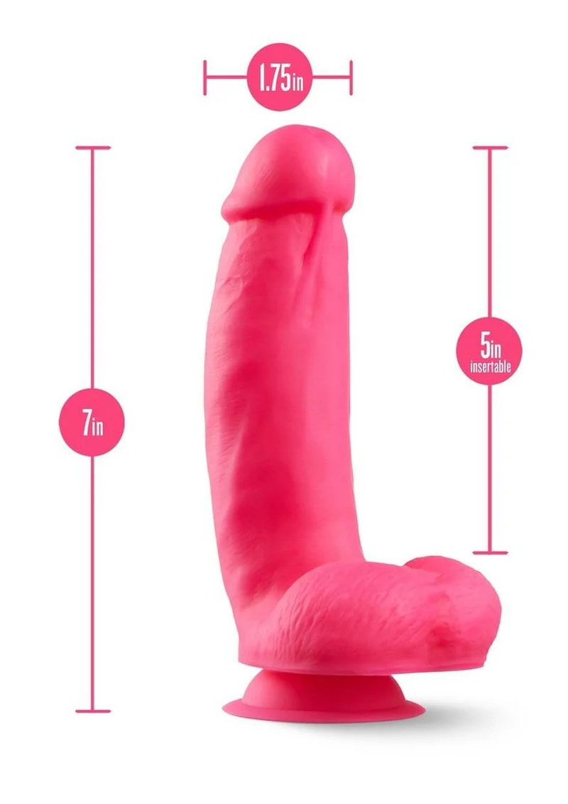 Neo Elite Silicone Dual Density Dildo with Balls - Image 25