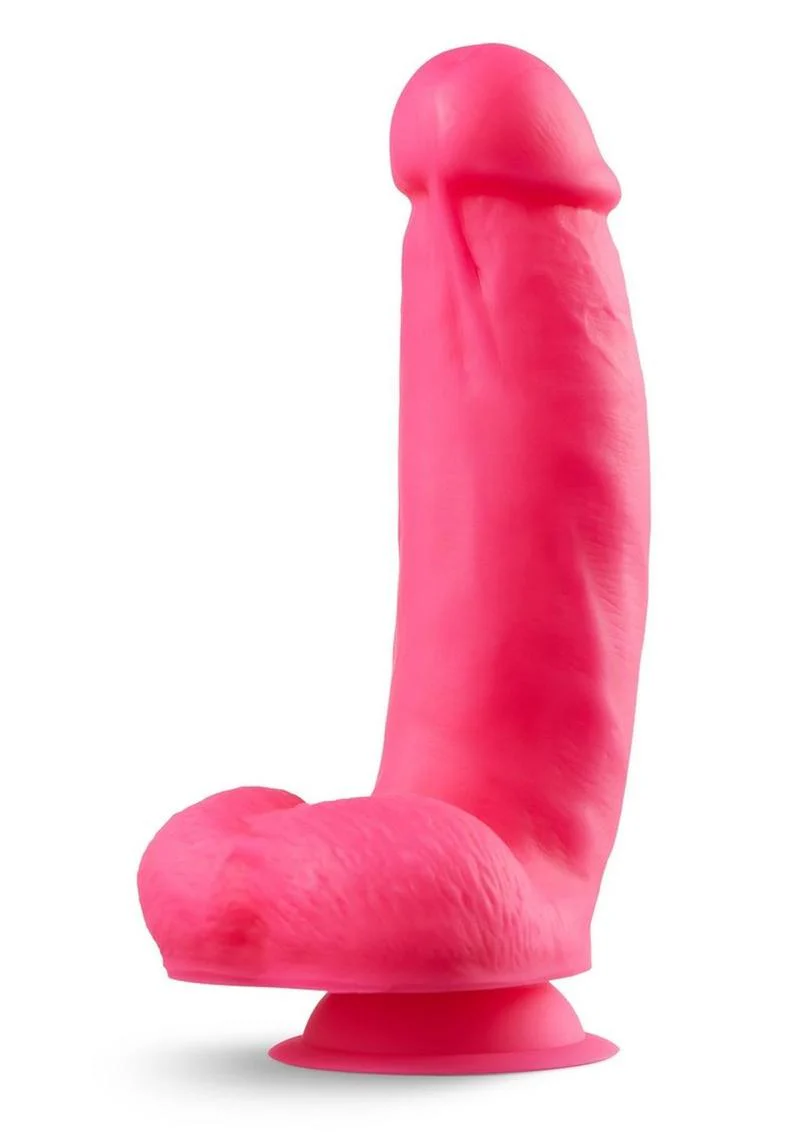 Neo Elite Silicone Dual Density Dildo with Balls - Image 6