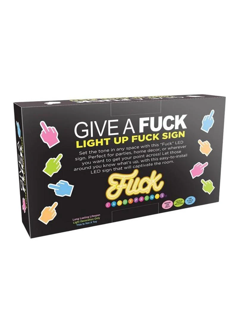 Neon Light Up Fuck Sign - Image 3