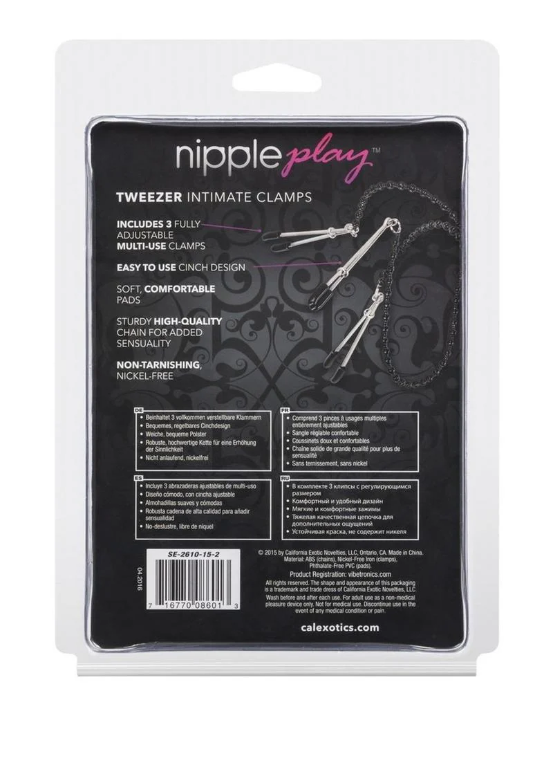 Nipple Play Tweezer Intimate Nipple and Clitoral Clamps - Image 4