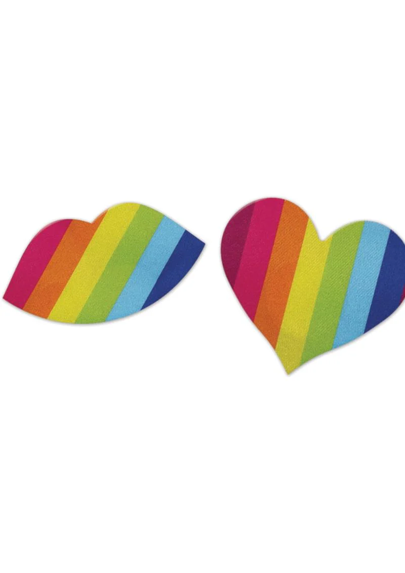 Nipplicious Rainbow Nipple Pasties - 2 Pairs