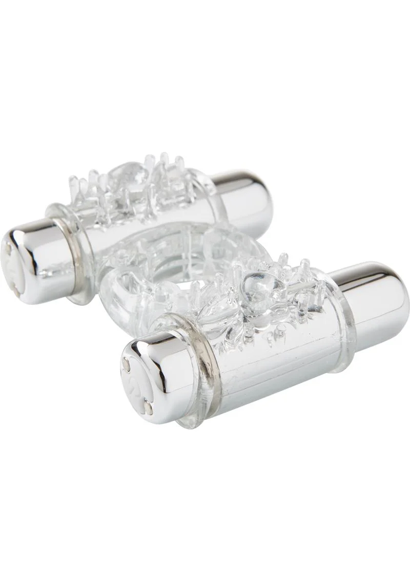 Nu Sensuelle Double Action Bullet Ring Rechargeable Vibrating Cock Ring - Image 2