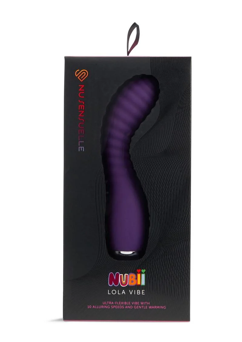 Nu Sensuelle Lola Nubii Flexibile Rechargeable Silicone Warming Vibrator - Image 3