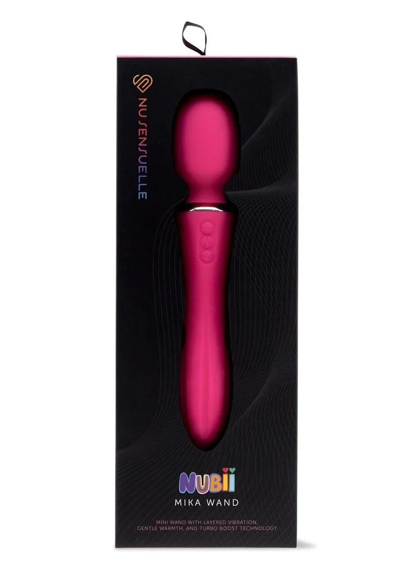 Nu Sensuelle Mika Nubii Rechargeable Silicone Mini Wand - Image 6