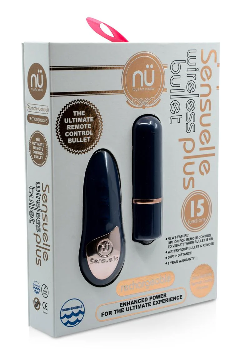 Nu Sensuelle Wireless Bullet Plus with Remote Control Rechargeable Silicone - Image 3