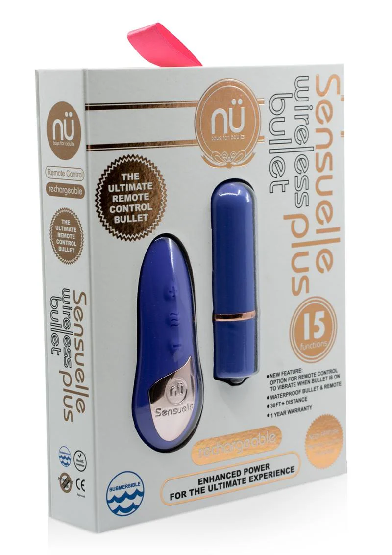 Nu Sensuelle Wireless Bullet Plus with Remote Control Rechargeable Silicone - Image 4