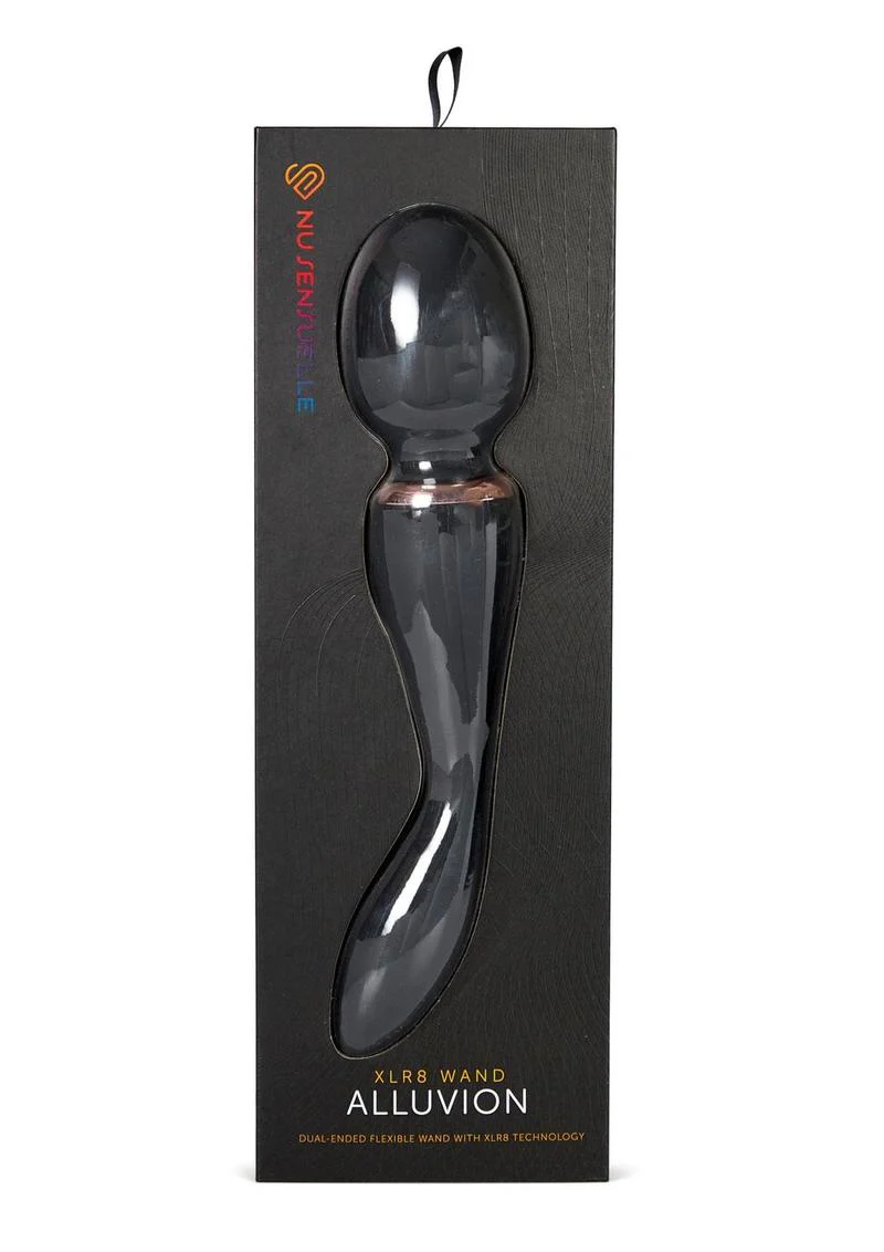 Nu Sensuelle Xlr8 Alluvion Silicone Rechargeable Wand Massager - Image 3