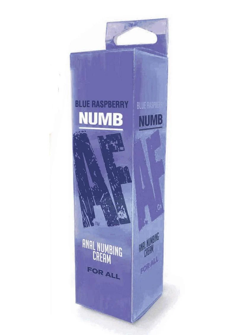 Numb AF Anal Numbing Flavored Cream - Blue Raspberry - Image 2
