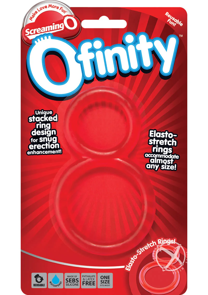 Ofinity Super Stretchy Double Silicone Cock Ring Waterproof - Image 10