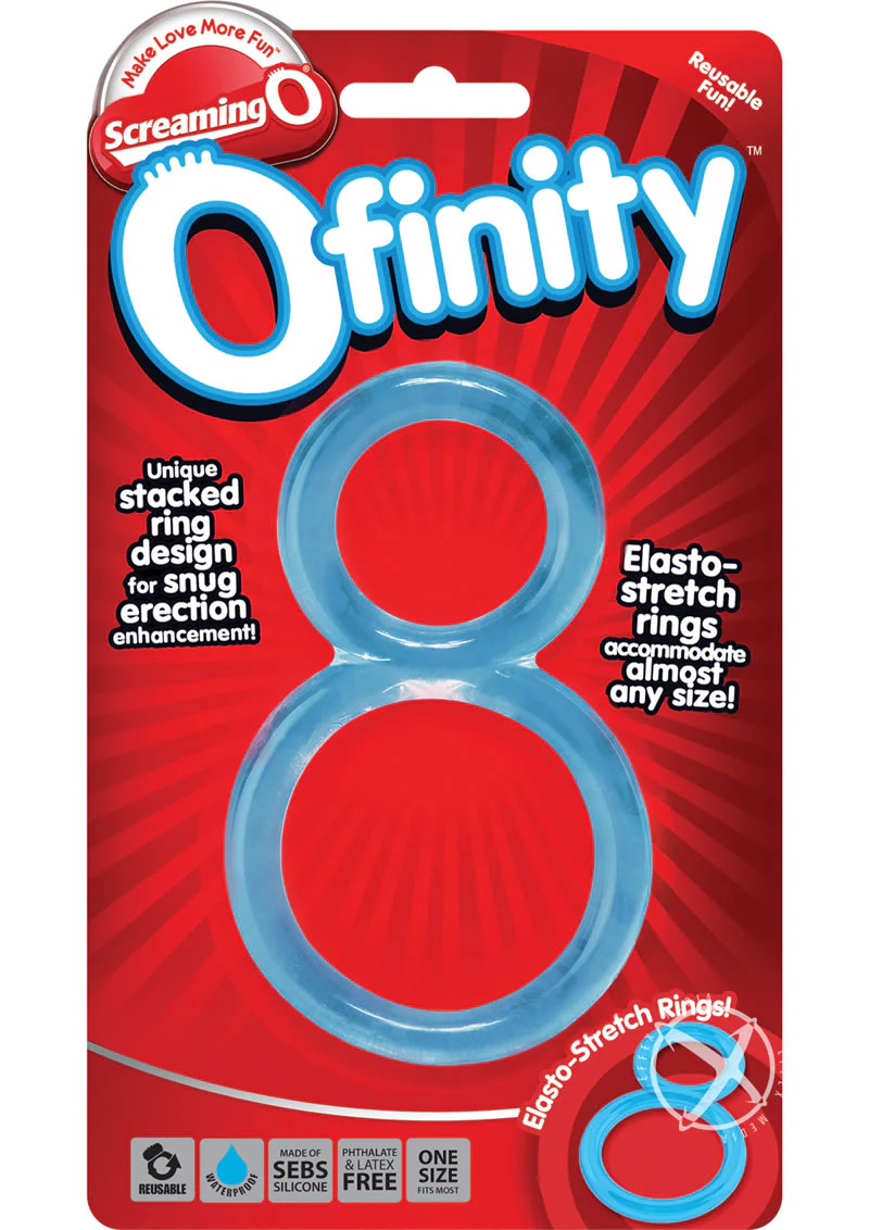 Ofinity Super Stretchy Double Silicone Cock Ring Waterproof - Image 4