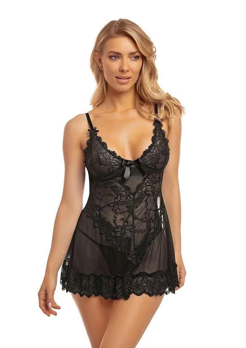 Oh LA LA Cheri Valentine Babydoll - Image 5